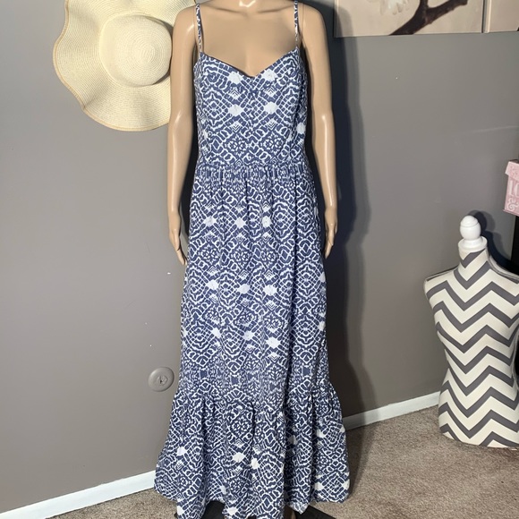 Betsy Johnson Size 10 Maxi Boho Dress Length 59” - Picture 1 of 7